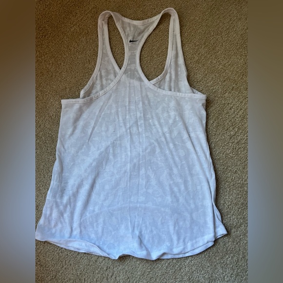 Nike Women’s Dri-Fit Racerback Tank Top White Medium - Picture 4 of 4